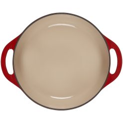 Le Creuset 2.75 Qt. Shallow Round Dutch Oven | Cerise -Le Creuset sales rs18081 2.75qtshallowrdcerise 4