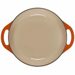 Le Creuset 2.75 Qt. Shallow Round Dutch Oven | Flame 12 Le Creuset 2.75 Qt. Shallow Round Dutch Oven | Flame -Le Creuset sales rs18085 2.75qtshallowrdflame 4
