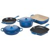 Le Creuset 7-Piece Signature Cookware Set | Marseille Blue -Le Creuset sales rs18086 7piece mars lpr