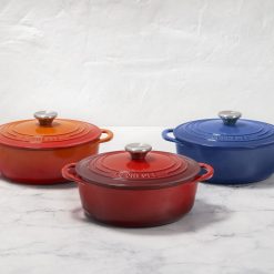 Le Creuset 2.75 Qt. Shallow Round Dutch Oven | Cerise -Le Creuset sales rs18591 2.75 ovens 2