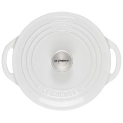 Le Creuset 2.75 Qt. Shallow Round Dutch Oven | White -Le Creuset sales rs18932 l2545 2216ss 3
