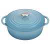 Le Creuset 2.75 Qt. Shallow Round Dutch Oven | Caribbean -Le Creuset sales rs18934 l2545 2217ss