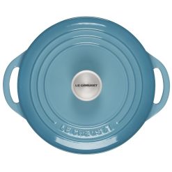 Le Creuset 2.75 Qt. Shallow Round Dutch Oven | Caribbean -Le Creuset sales rs18936 l2545 2217ss 3