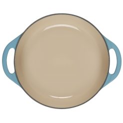Le Creuset 2.75 Qt. Shallow Round Dutch Oven | Caribbean -Le Creuset sales rs18937 l2545 2217ss 4