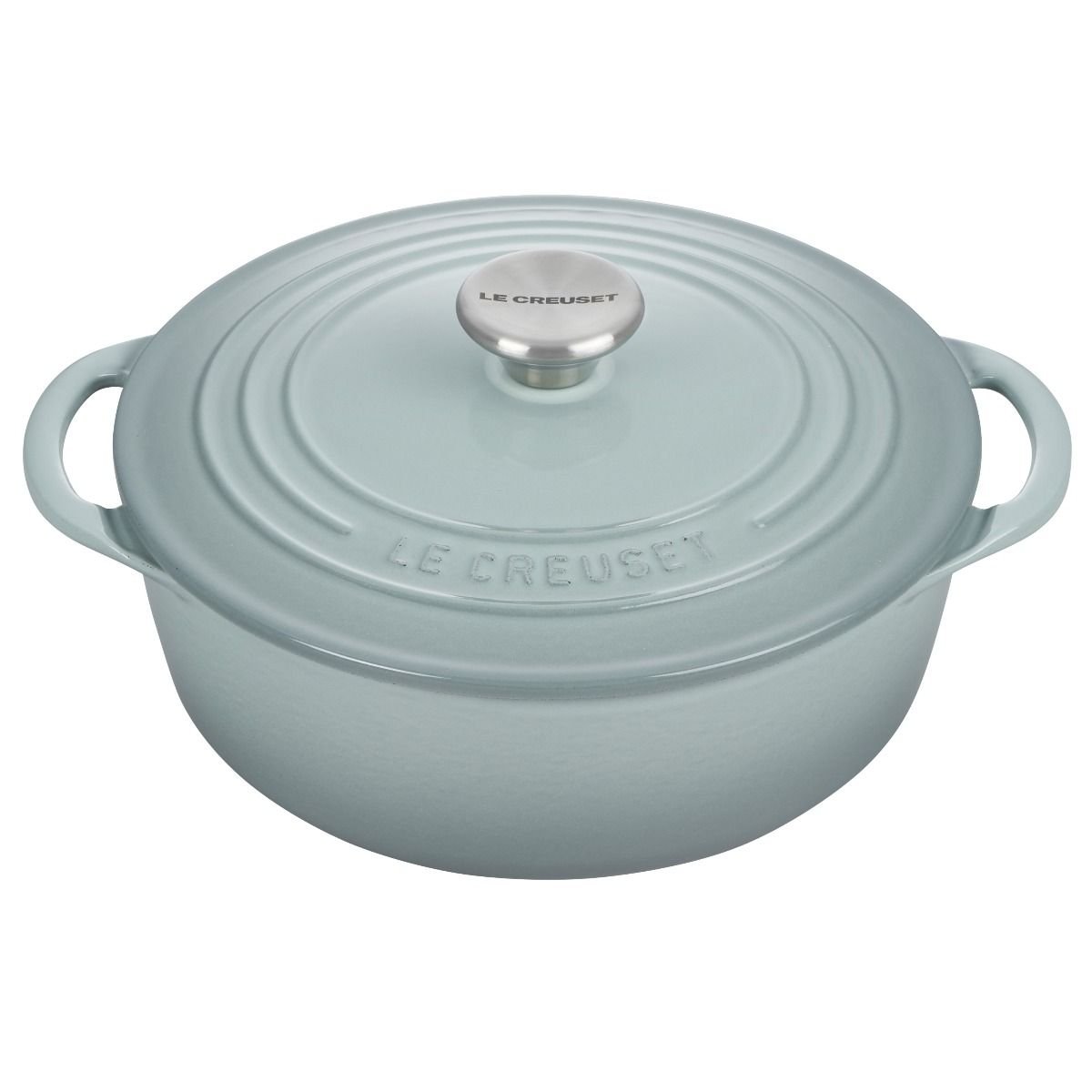 Le Creuset 2.75 Qt. Shallow Round Dutch Oven | Sea Salt Le Creuset 2.75 Qt. Shallow Round Dutch Oven | Sea Salt -Le Creuset sales rs18938 l2545 22717ss