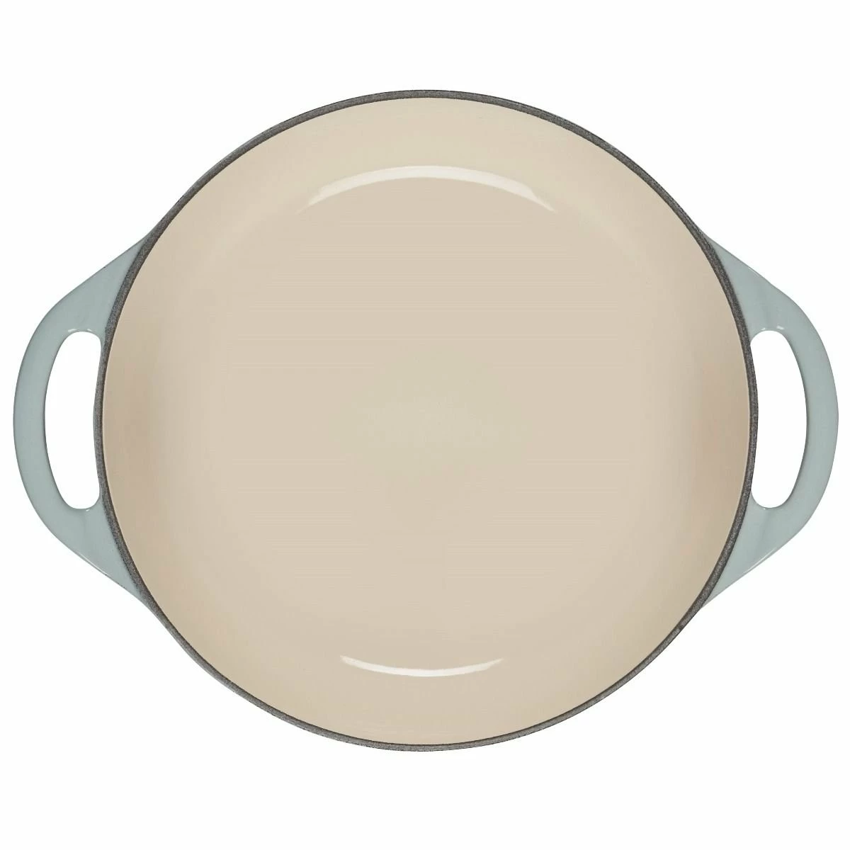 Le Creuset 2.75 Qt. Shallow Round Dutch Oven | Sea Salt 6 Le Creuset 2.75 Qt. Shallow Round Dutch Oven | Sea Salt - Image 4