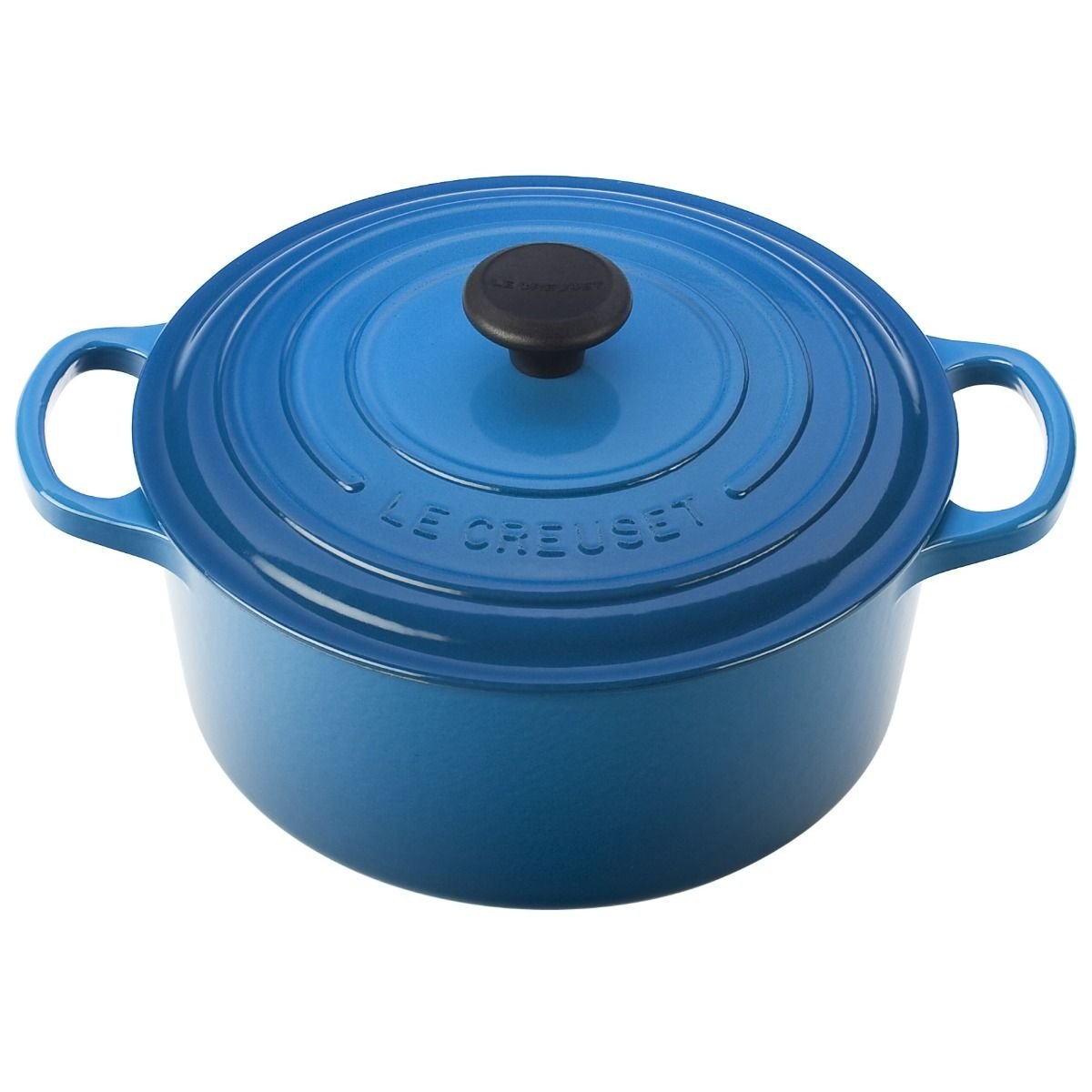 Le Creuset 4.5 Qt. Round Signature Cast Iron Dutch Oven | Marseille Blue Le Creuset 4.5 Qt. Round Signature Cast Iron Dutch Oven | Marseille Blue -Le Creuset sales rs2329 ls2501 2459