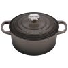 Le Creuset 2 Qt. Round Signature Cast Iron Dutch Oven With Stainless Steel Knob | Oyster Grey -Le Creuset sales rs6767 ls2501 187fss lpr