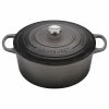 Le Creuset 9 Qt. Round Signature Dutch Oven With Stainless Steel Knob | Oyster Grey -Le Creuset sales rs6776 ls2501 307fss
