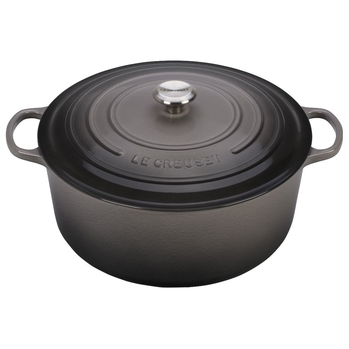 Le Creuset 13.25 Qt. Round Signature Cast Iron Dutch Oven with Stainless Steel Knob | Oyster Grey Le Creuset 13.25 Qt. Round Signature Cast Iron Dutch Oven With Stainless Steel Knob | Oyster Grey -Le Creuset sales rs6777 ls2501 347fss