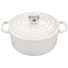 Le Creuset 3.5 Qt. Round Signature Dutch Oven With Stainless Steel Knob | White -Le Creuset sales rs8272 ls2501 2216ss lpr