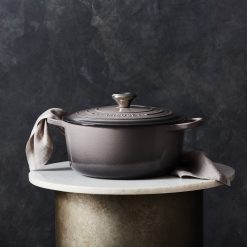 Le Creuset 5.5 Qt. Round Signature Dutch Oven With Stainless Steel Knob | Oyster Grey 5 Le Creuset 5.5 Qt. Round Signature Dutch Oven With Stainless Steel Knob | Oyster Grey -Le Creuset sales rs8920 180820 lecreuset oysterrdo 0379 silver