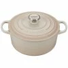 Le Creuset 4.5 Qt. Round Signature Dutch Oven With Stainless Steel Knob | Meringue White -Le Creuset sales rs9080 ls2501 24716ss lpr