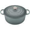 Le Creuset 7.25 Qt. Round Signature Dutch Oven With Stainless Steel Knob | Sea Salt -Le Creuset sales rs9084 ls2501 28717ss