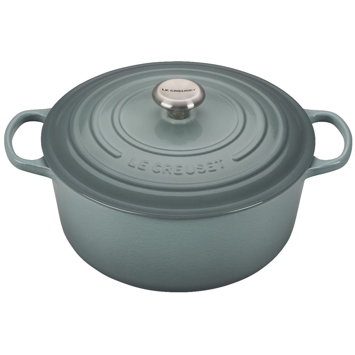Le Creuset 7.25 Qt. Round Signature Dutch Oven with Stainless Steel Knob | Sea Salt Le Creuset 7.25 Qt. Round Signature Dutch Oven With Stainless Steel Knob | Sea Salt -Le Creuset sales rs9084 ls2501 28717ss