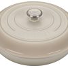 Le Creuset 5 Qt. Signature Enameled Cast Iron Braiser With Stainless Steel Knob | Meringue White -Le Creuset sales rs9097 ls2532 32716ss
