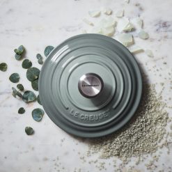 Le Creuset 5.5 Qt. Round Signature Dutch Oven With Stainless Steel Knob | Sea Salt -Le Creuset sales rs9189 spring 2019 seasaltabstractlid 1196