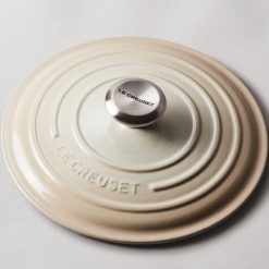 Le Creuset 4.5 Qt. Round Signature Dutch Oven With Stainless Steel Knob | Meringue White -Le Creuset sales rs9563 lca copperknobcollection gif meringue silver lpr