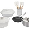Le Creuset 12-Piece Mixed Material Set | White -Le Creuset sales rs9692 12piece white 1