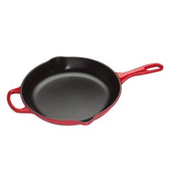 Le Creuset 10-Piece Signature Cookware Set With Stainless Steel Knobs | Cerise/Cherry Red -Le Creuset sales skillet 1