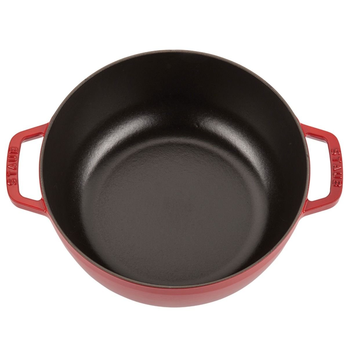 Staub 3.75 Qt. Essential French Oven | Cherry Red Staub 3.75 Qt. Essential French Oven | Cherry Red -Le Creuset sales staub cast iron 4 qt essential f 1 1