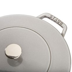 Staub 3.75 Qt. Essential French Oven | Graphite Grey -Le Creuset sales staub cast iron 4 qt essential f 5