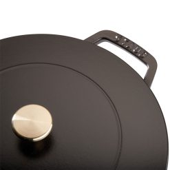 Staub 3.75 Qt. Essential French Oven | Matte Black 4 Staub 3.75 Qt. Essential French Oven | Matte Black -Le Creuset sales staub cast iron 4 qt essential f 5 3