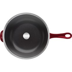 Staub 2.9 Qt Cast Iron Daily Pan | Grenadine 5 Staub 2.9 Qt Cast Iron Daily Pan | Grenadine -Le Creuset sales staub cast iron daily pan grenadine 1