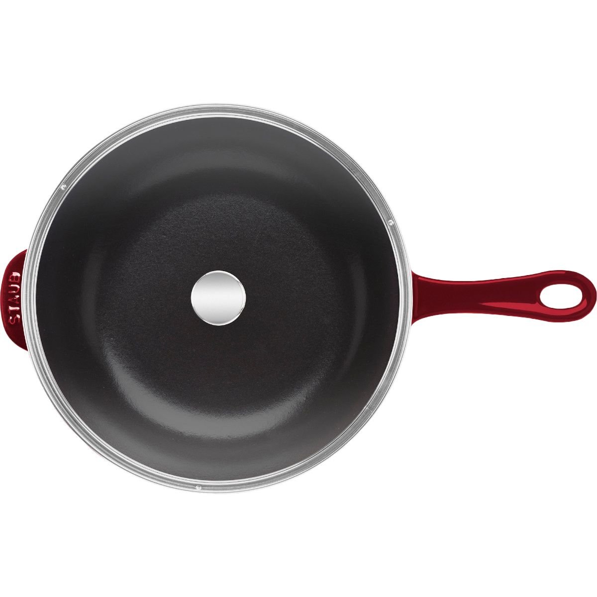 Staub 2.9 Qt Cast Iron Daily Pan | Grenadine Staub 2.9 Qt Cast Iron Daily Pan | Grenadine -Le Creuset sales staub cast iron daily pan grenadine 1