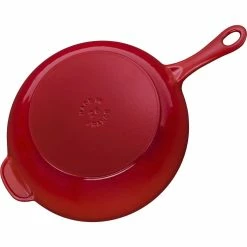 Staub 2.9 Qt Cast Iron Daily Pan | Cherry -Le Creuset sales staub iron 3