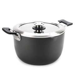 GreenPan Levels 11-Piece Nonstick Stackable Cookware Set 7 GreenPan Levels 11-Piece Nonstick Stackable Cookware Set -Le Creuset sales stockpot main 1 2