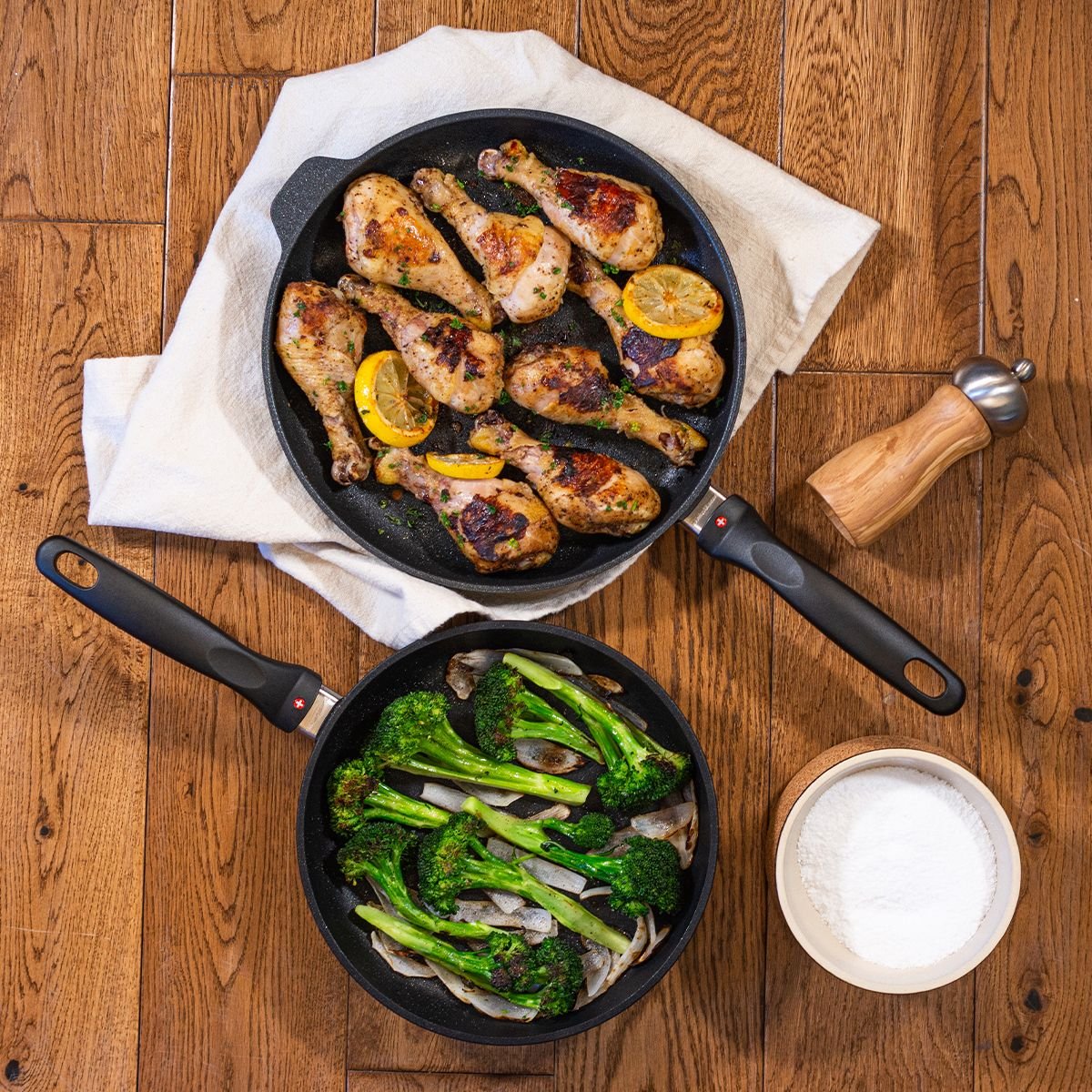 Swiss Diamond | XD 2-Piece Set - Fry Pan Duo ( 9.5" & 11") Swiss Diamond | XD 2-Piece Set - Fry Pan Duo ( 9.5" & 11") -Le Creuset sales swiss diamond lifestyles square 0000 dsc 4153
