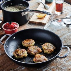 Le Creuset 4 Qt. Shallow Casserole/Braiser With Glass Lid | Toughened Nonstick Pro -Le Creuset sales tbraiser1