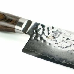 Shun Cutlery Shun Premier Hammered Chef's Knife - 10 Inch -Le Creuset sales tdm0707 shun premier hammered chefs knife 10 inch