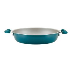 Rachael Ray 8-Piece Enameled Stacking Cookware Set | Teal Shimmer -Le Creuset sales teal11