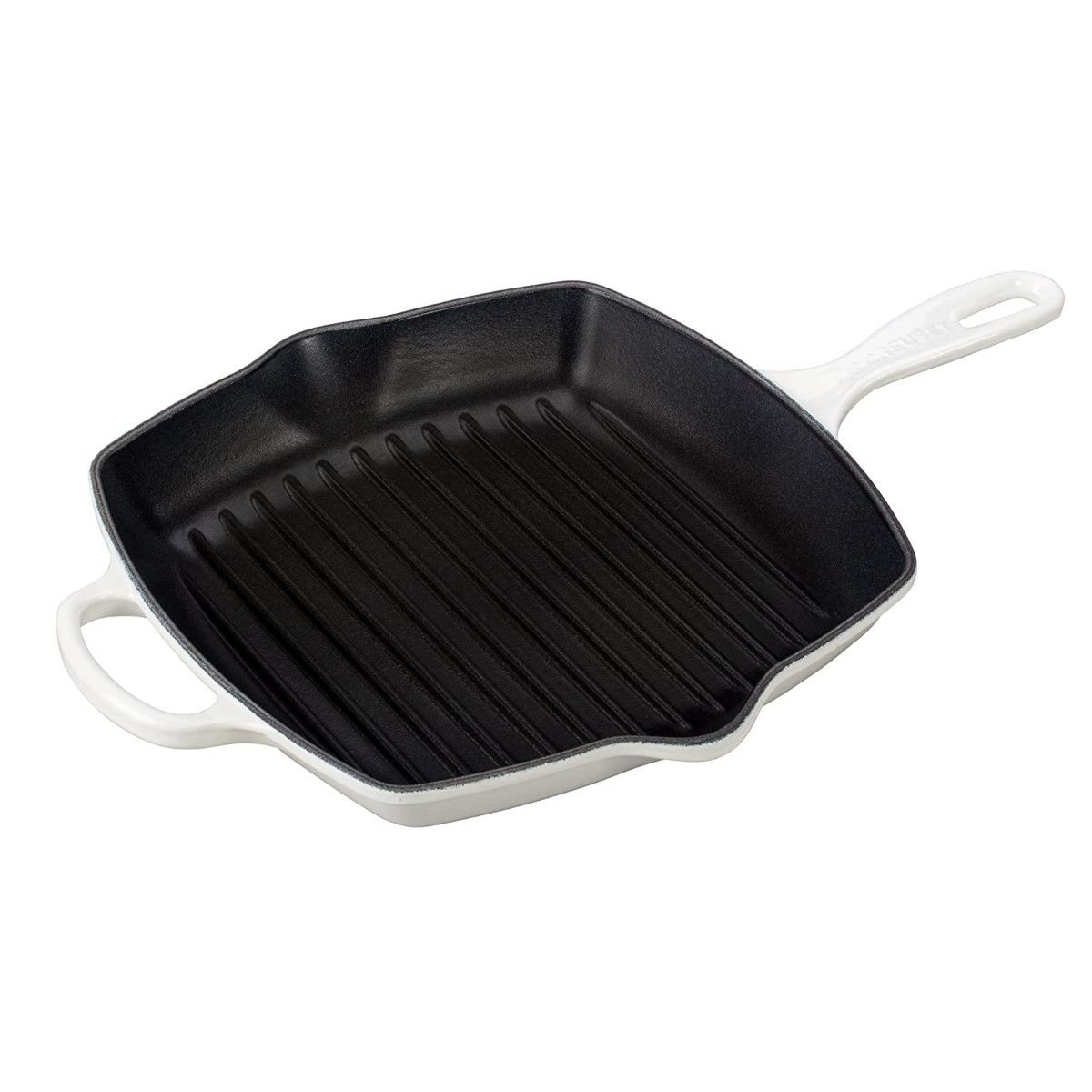 Le Creuset 10-Piece Signature Cookware Set with Stainless Steel Knobs | White Le Creuset 10-Piece Signature Cookware Set With Stainless Steel Knobs | White -Le Creuset sales white grill