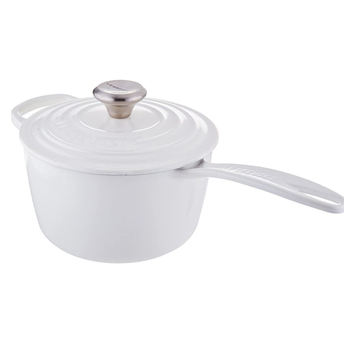 Le Creuset 10-Piece Signature Cookware Set with Stainless Steel Knobs | White Le Creuset 10-Piece Signature Cookware Set With Stainless Steel Knobs | White -Le Creuset sales white sp