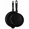 Swiss Diamond | XD 2-Piece Set - Fry Pan Duo ( 9.5" & 11") -Le Creuset sales xdset602frontview
